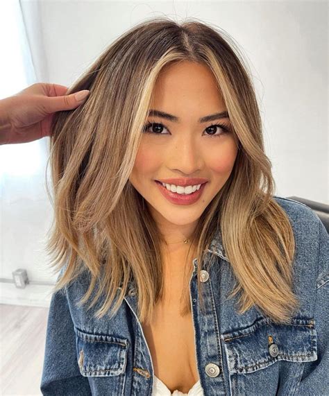 blonde asian highlights|22 Top Asian Hairstyles With Highlights That Look So .